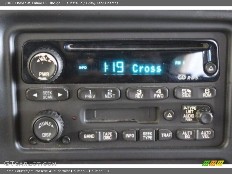 Indigo Blue Metallic / Gray/Dark Charcoal 2003 Chevrolet Tahoe LS