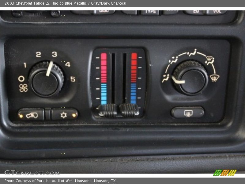 Indigo Blue Metallic / Gray/Dark Charcoal 2003 Chevrolet Tahoe LS