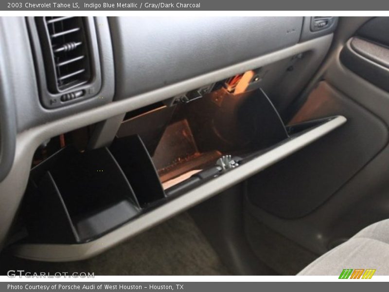 Indigo Blue Metallic / Gray/Dark Charcoal 2003 Chevrolet Tahoe LS