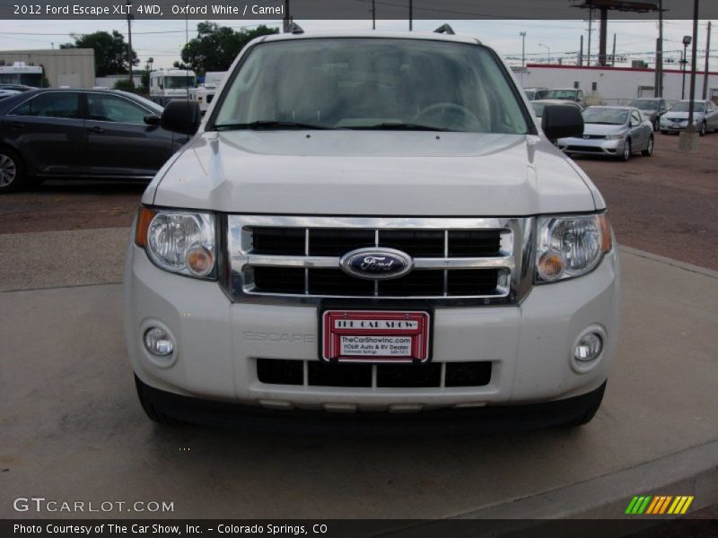 Oxford White / Camel 2012 Ford Escape XLT 4WD