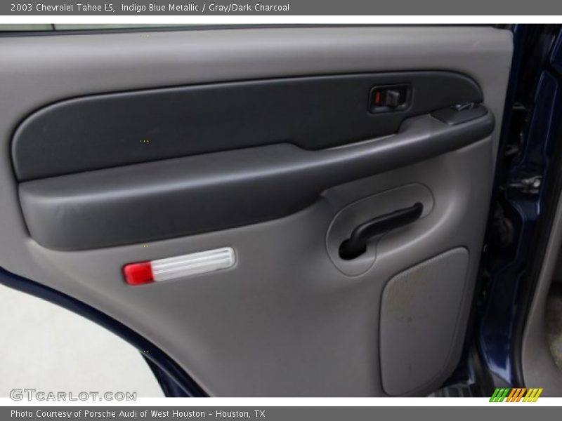 Indigo Blue Metallic / Gray/Dark Charcoal 2003 Chevrolet Tahoe LS
