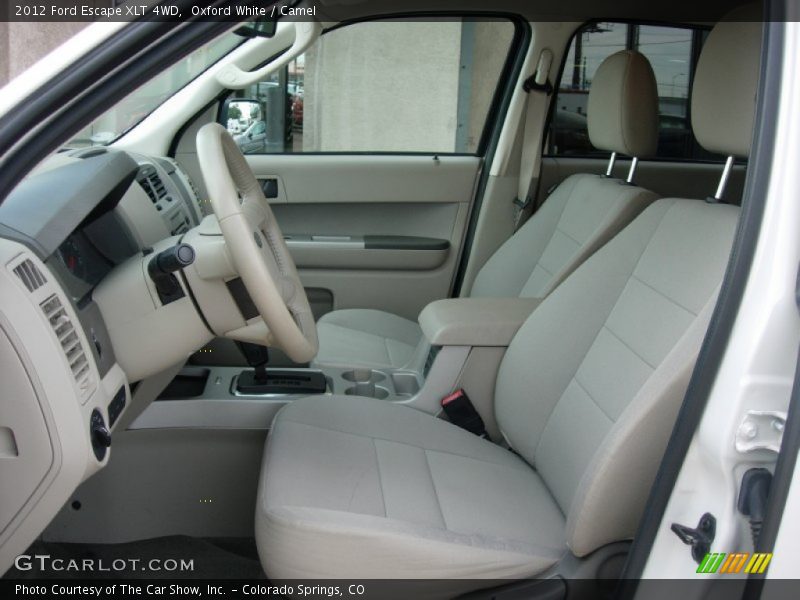 Oxford White / Camel 2012 Ford Escape XLT 4WD