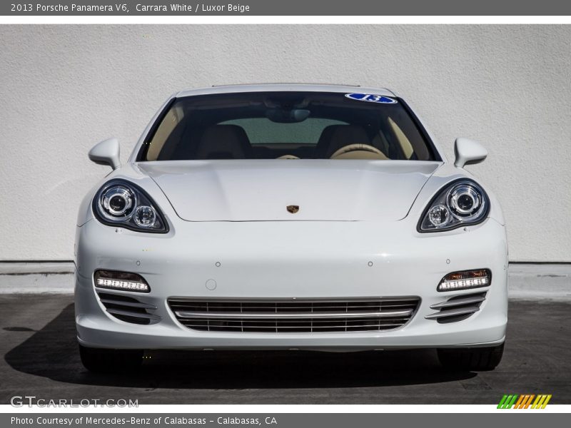 Carrara White / Luxor Beige 2013 Porsche Panamera V6