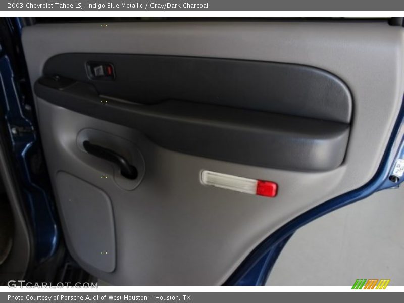 Indigo Blue Metallic / Gray/Dark Charcoal 2003 Chevrolet Tahoe LS