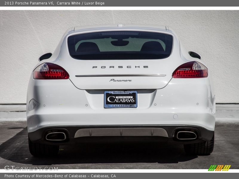 Carrara White / Luxor Beige 2013 Porsche Panamera V6