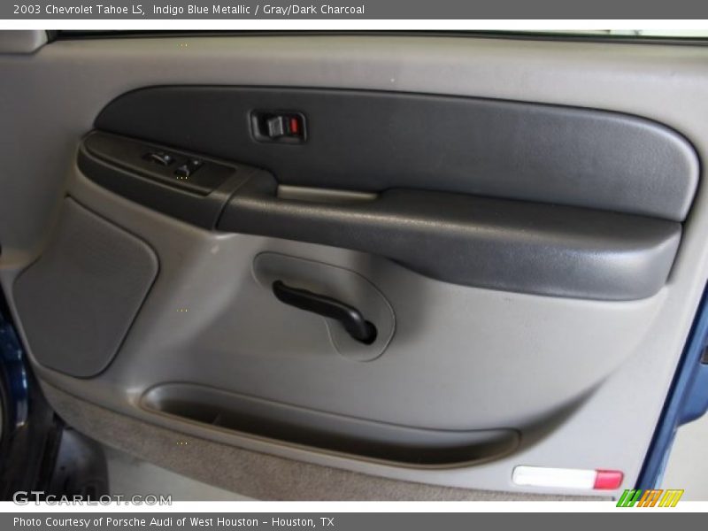 Indigo Blue Metallic / Gray/Dark Charcoal 2003 Chevrolet Tahoe LS
