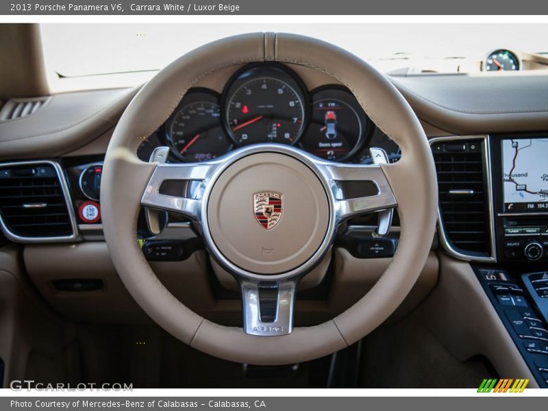 Carrara White / Luxor Beige 2013 Porsche Panamera V6