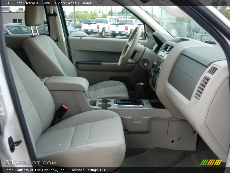 Oxford White / Camel 2012 Ford Escape XLT 4WD
