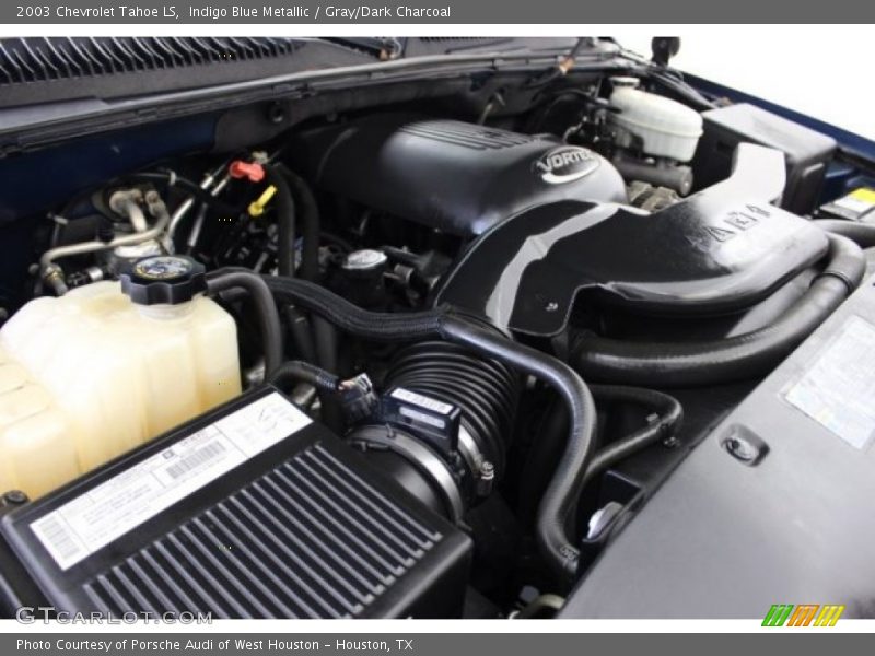 Indigo Blue Metallic / Gray/Dark Charcoal 2003 Chevrolet Tahoe LS
