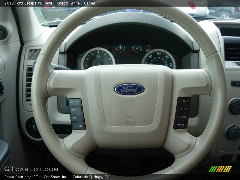 Oxford White / Camel 2012 Ford Escape XLT 4WD
