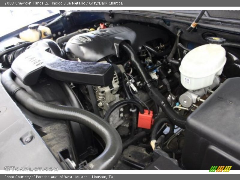 Indigo Blue Metallic / Gray/Dark Charcoal 2003 Chevrolet Tahoe LS