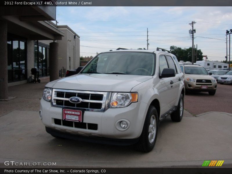 Oxford White / Camel 2012 Ford Escape XLT 4WD