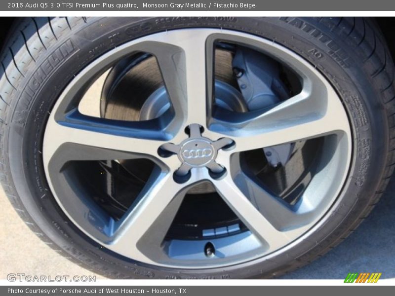Monsoon Gray Metallic / Pistachio Beige 2016 Audi Q5 3.0 TFSI Premium Plus quattro