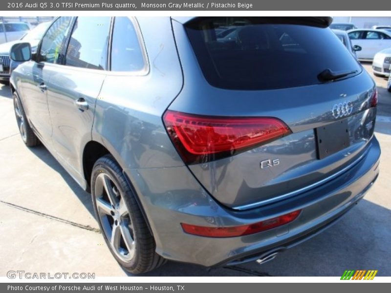 Monsoon Gray Metallic / Pistachio Beige 2016 Audi Q5 3.0 TFSI Premium Plus quattro