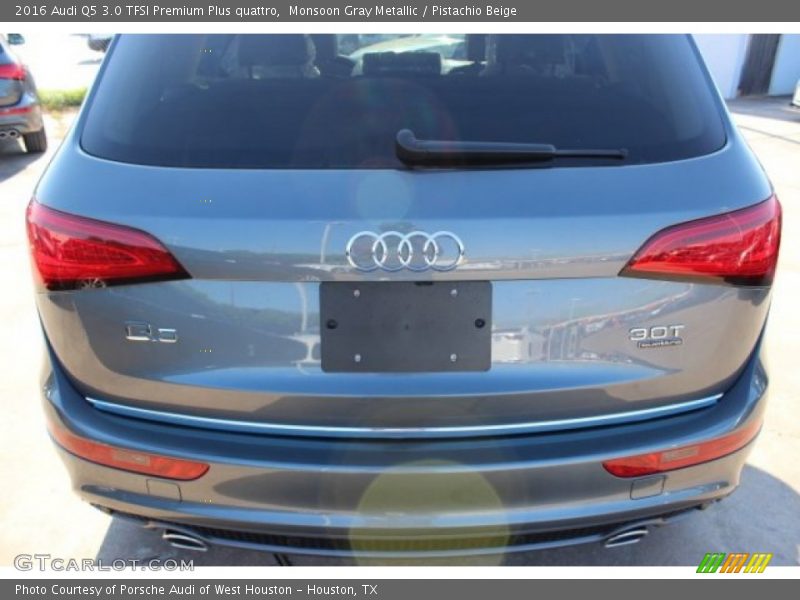 Monsoon Gray Metallic / Pistachio Beige 2016 Audi Q5 3.0 TFSI Premium Plus quattro