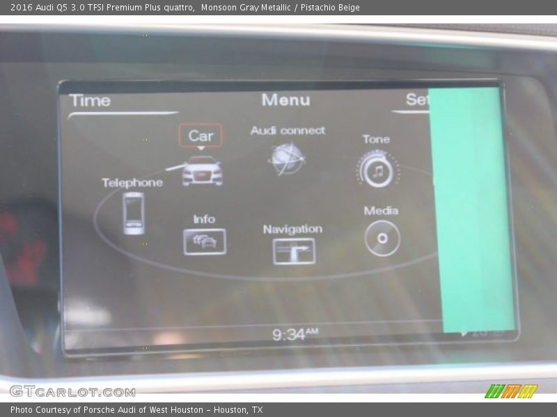 Monsoon Gray Metallic / Pistachio Beige 2016 Audi Q5 3.0 TFSI Premium Plus quattro