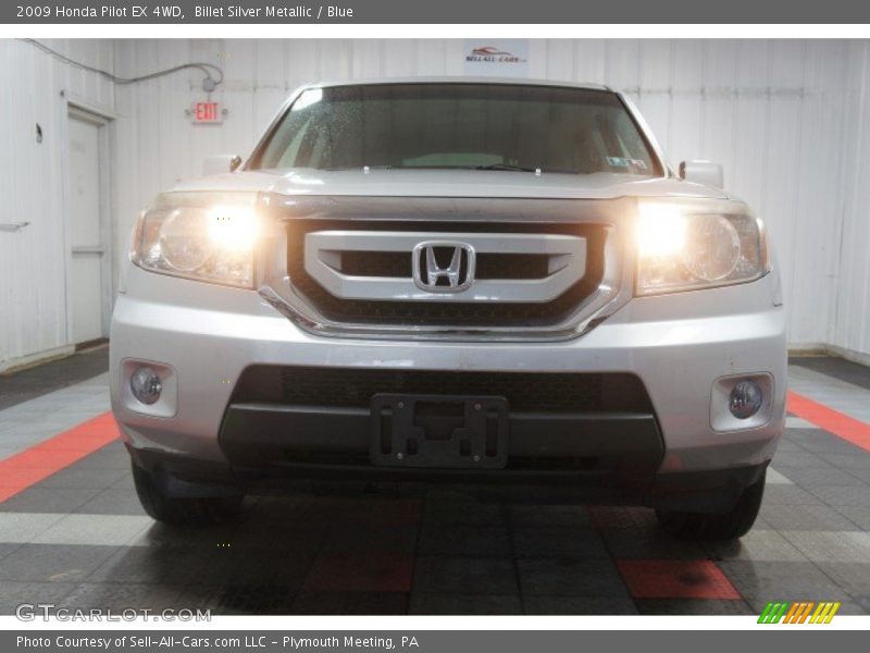 Billet Silver Metallic / Blue 2009 Honda Pilot EX 4WD