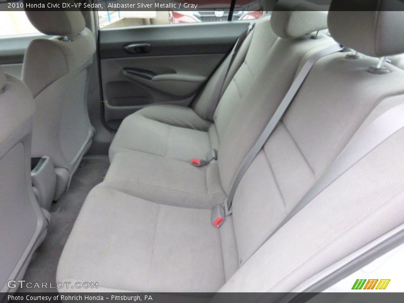 Alabaster Silver Metallic / Gray 2010 Honda Civic DX-VP Sedan