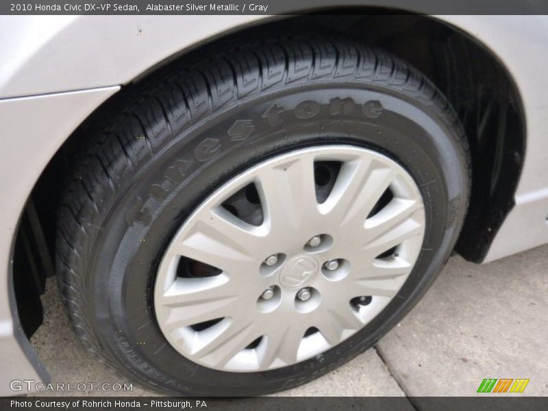 Alabaster Silver Metallic / Gray 2010 Honda Civic DX-VP Sedan