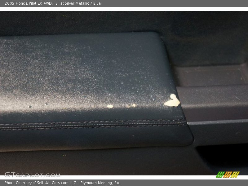 Billet Silver Metallic / Blue 2009 Honda Pilot EX 4WD