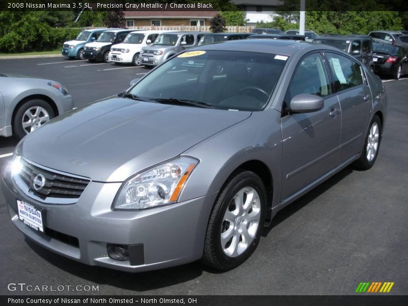 Precision Gray Metallic / Charcoal Black 2008 Nissan Maxima 3.5 SL