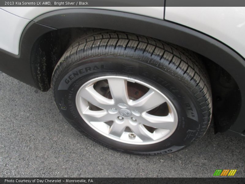 Bright Silver / Black 2013 Kia Sorento LX AWD