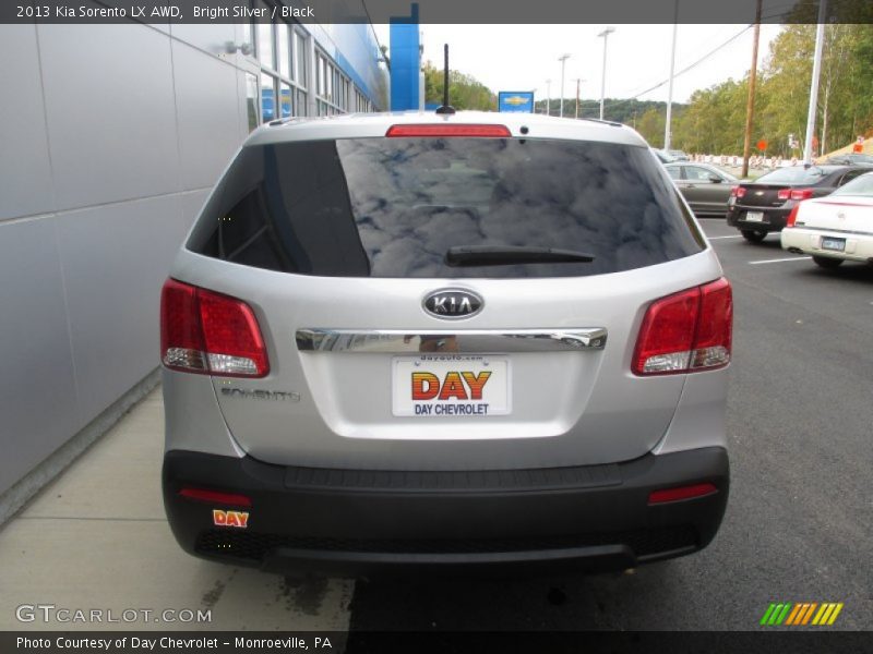 Bright Silver / Black 2013 Kia Sorento LX AWD