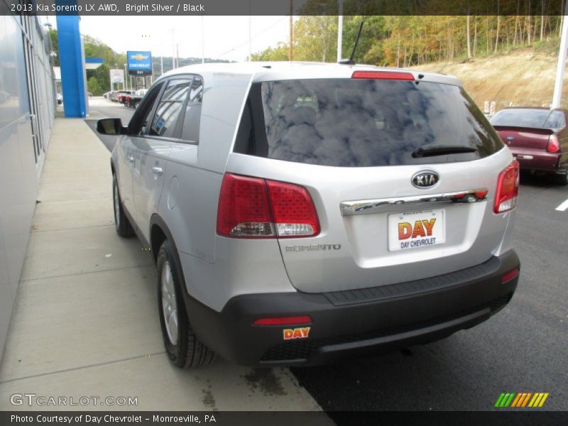 Bright Silver / Black 2013 Kia Sorento LX AWD