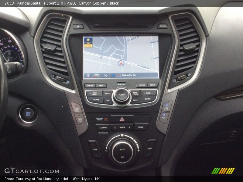 Canyon Copper / Black 2013 Hyundai Santa Fe Sport 2.0T AWD