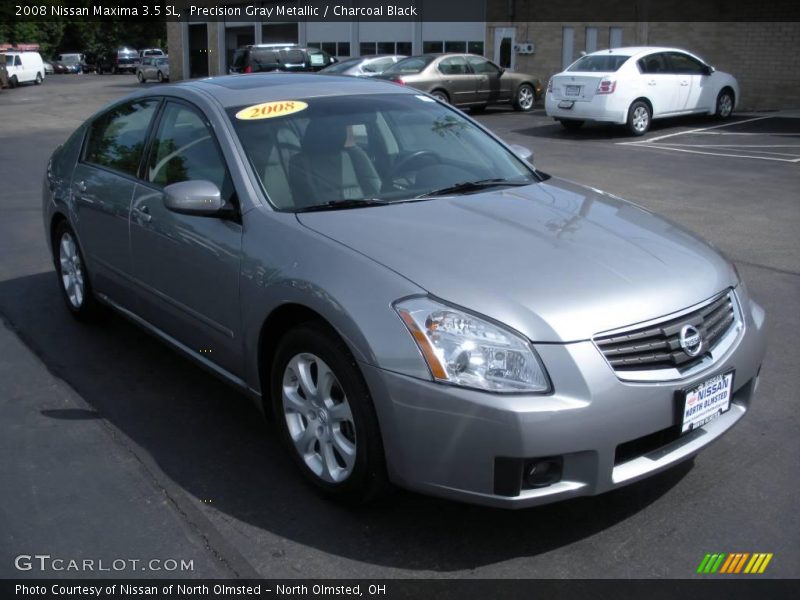 Precision Gray Metallic / Charcoal Black 2008 Nissan Maxima 3.5 SL