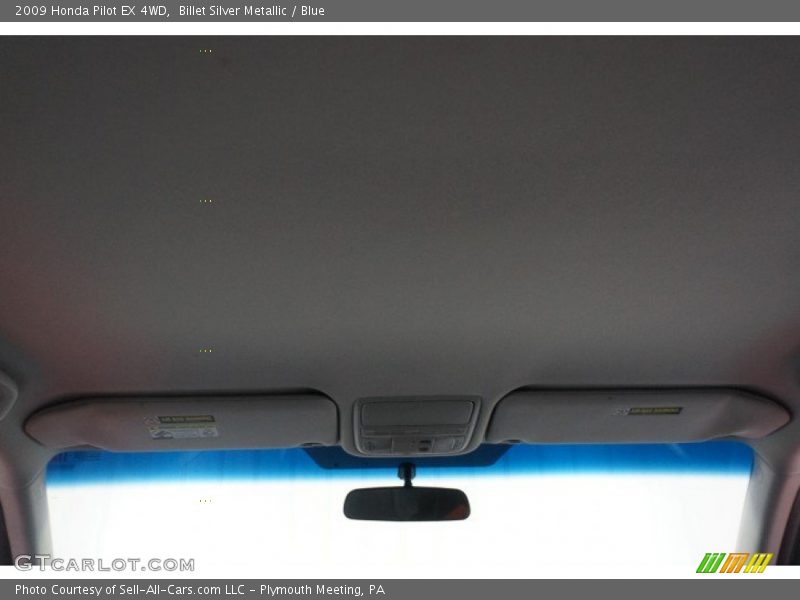 Billet Silver Metallic / Blue 2009 Honda Pilot EX 4WD