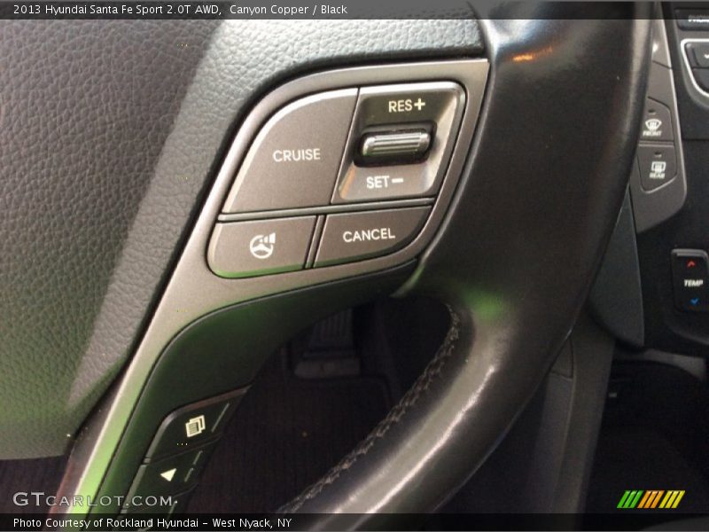 Canyon Copper / Black 2013 Hyundai Santa Fe Sport 2.0T AWD