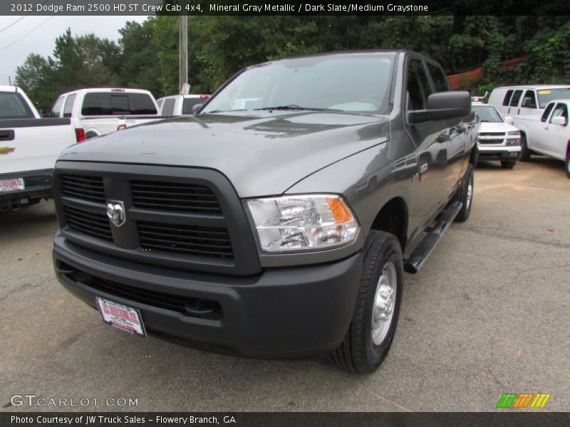 Mineral Gray Metallic / Dark Slate/Medium Graystone 2012 Dodge Ram 2500 HD ST Crew Cab 4x4