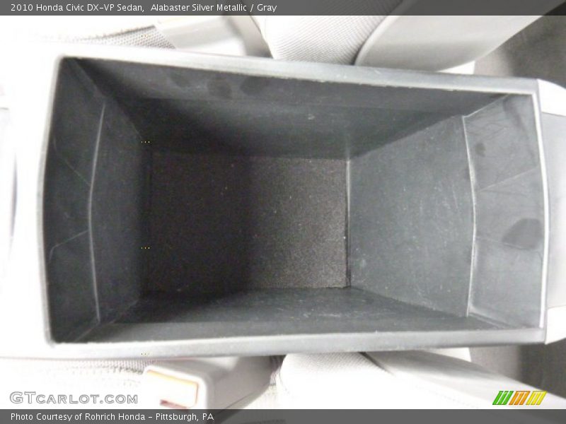 Alabaster Silver Metallic / Gray 2010 Honda Civic DX-VP Sedan