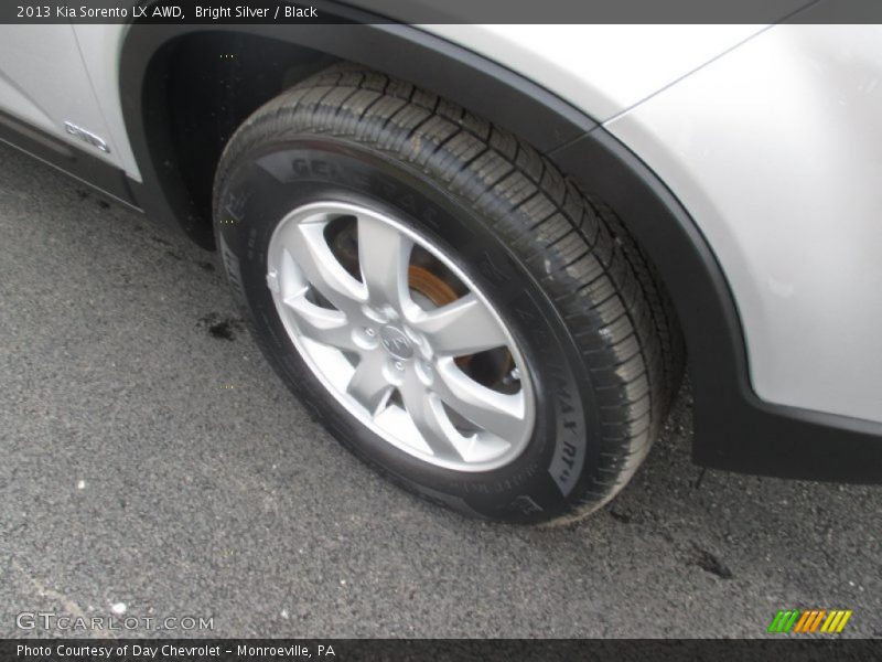 Bright Silver / Black 2013 Kia Sorento LX AWD