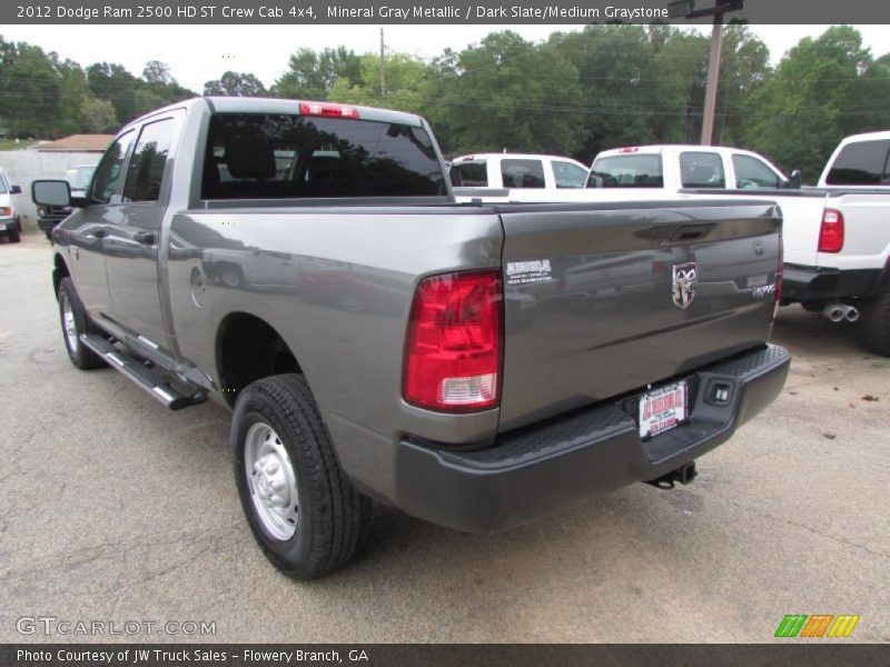 Mineral Gray Metallic / Dark Slate/Medium Graystone 2012 Dodge Ram 2500 HD ST Crew Cab 4x4