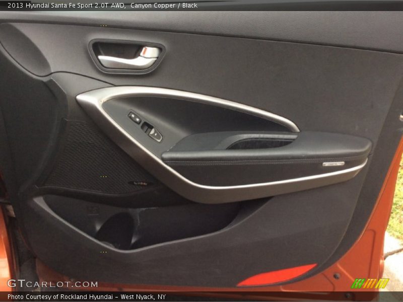 Canyon Copper / Black 2013 Hyundai Santa Fe Sport 2.0T AWD