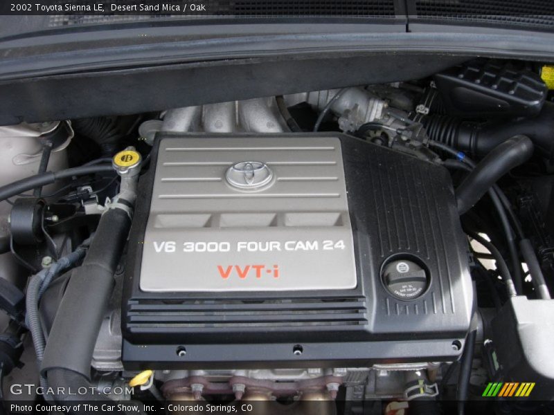 Desert Sand Mica / Oak 2002 Toyota Sienna LE