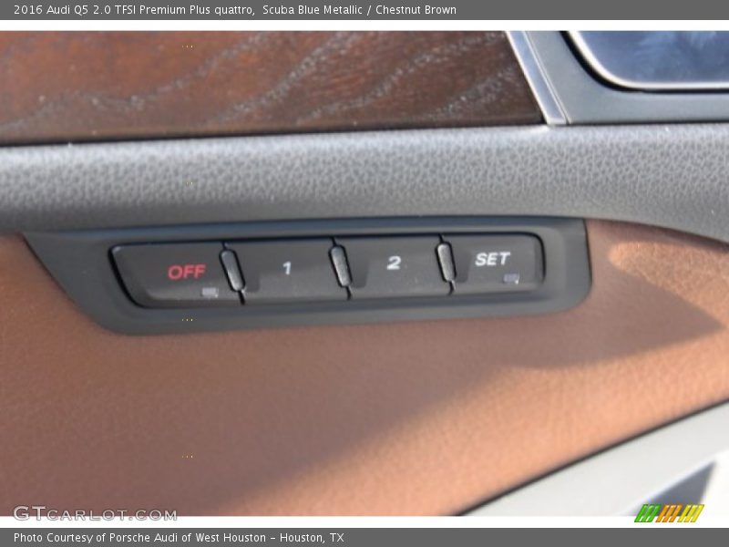 Scuba Blue Metallic / Chestnut Brown 2016 Audi Q5 2.0 TFSI Premium Plus quattro