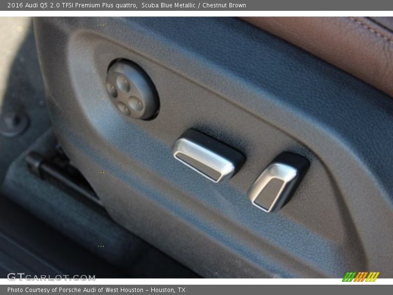 Scuba Blue Metallic / Chestnut Brown 2016 Audi Q5 2.0 TFSI Premium Plus quattro
