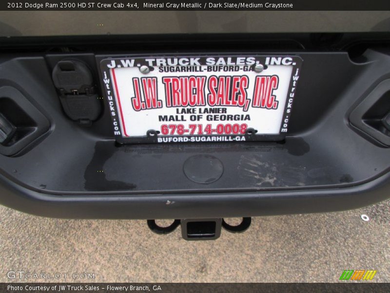 Mineral Gray Metallic / Dark Slate/Medium Graystone 2012 Dodge Ram 2500 HD ST Crew Cab 4x4