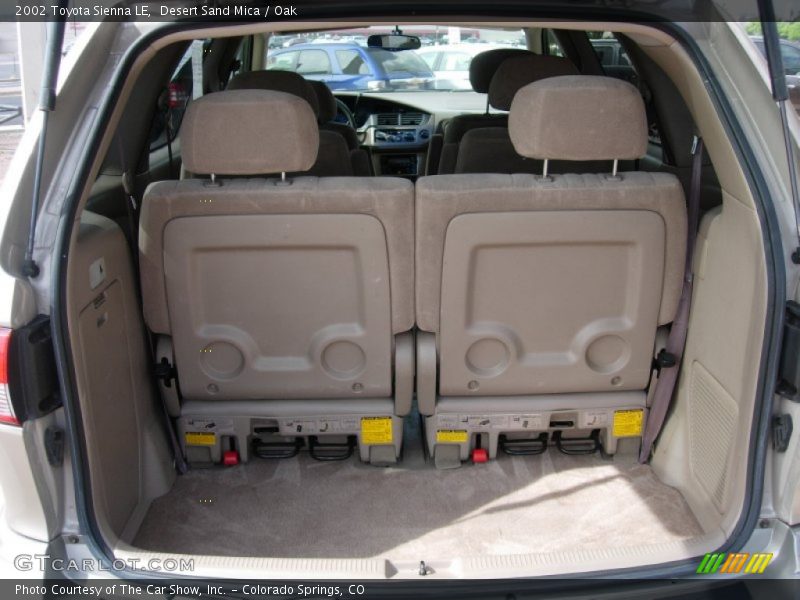 Desert Sand Mica / Oak 2002 Toyota Sienna LE