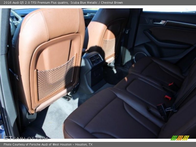 Scuba Blue Metallic / Chestnut Brown 2016 Audi Q5 2.0 TFSI Premium Plus quattro