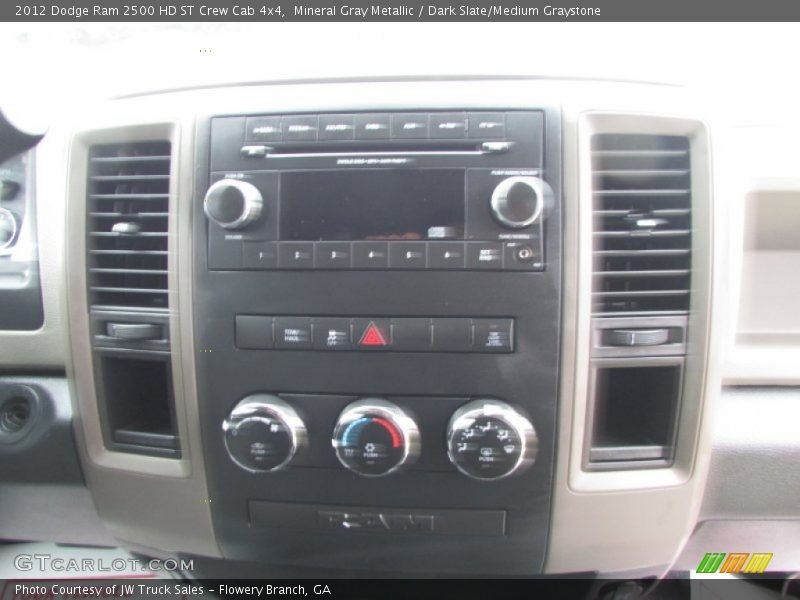 Mineral Gray Metallic / Dark Slate/Medium Graystone 2012 Dodge Ram 2500 HD ST Crew Cab 4x4