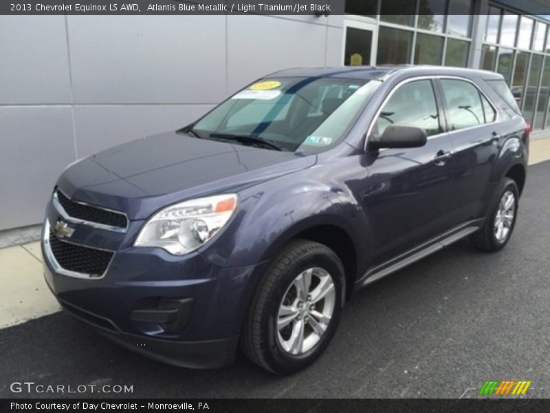 Atlantis Blue Metallic / Light Titanium/Jet Black 2013 Chevrolet Equinox LS AWD