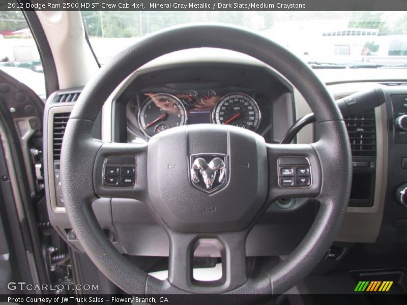 Mineral Gray Metallic / Dark Slate/Medium Graystone 2012 Dodge Ram 2500 HD ST Crew Cab 4x4