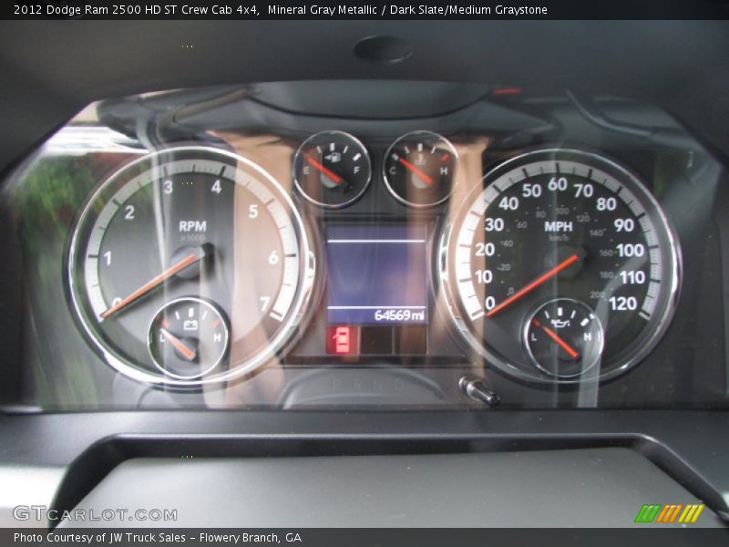 Mineral Gray Metallic / Dark Slate/Medium Graystone 2012 Dodge Ram 2500 HD ST Crew Cab 4x4