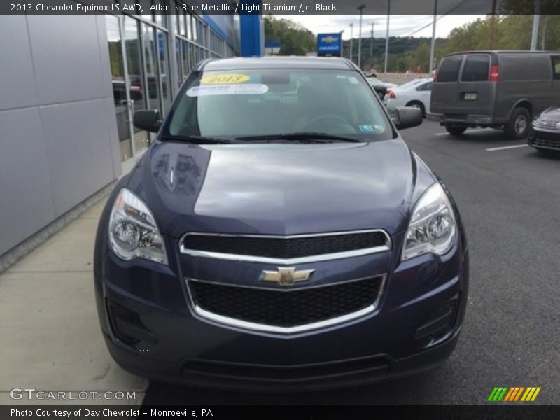 Atlantis Blue Metallic / Light Titanium/Jet Black 2013 Chevrolet Equinox LS AWD