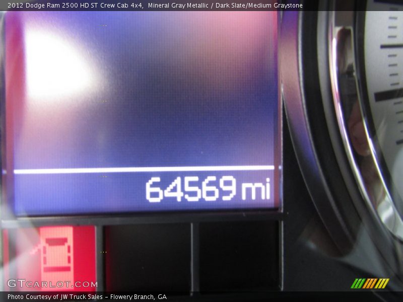 Mineral Gray Metallic / Dark Slate/Medium Graystone 2012 Dodge Ram 2500 HD ST Crew Cab 4x4