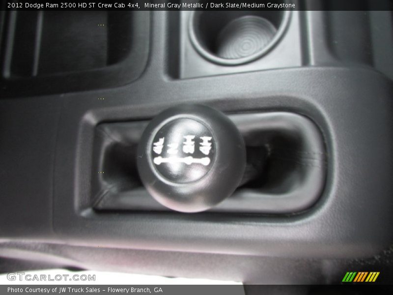 Mineral Gray Metallic / Dark Slate/Medium Graystone 2012 Dodge Ram 2500 HD ST Crew Cab 4x4